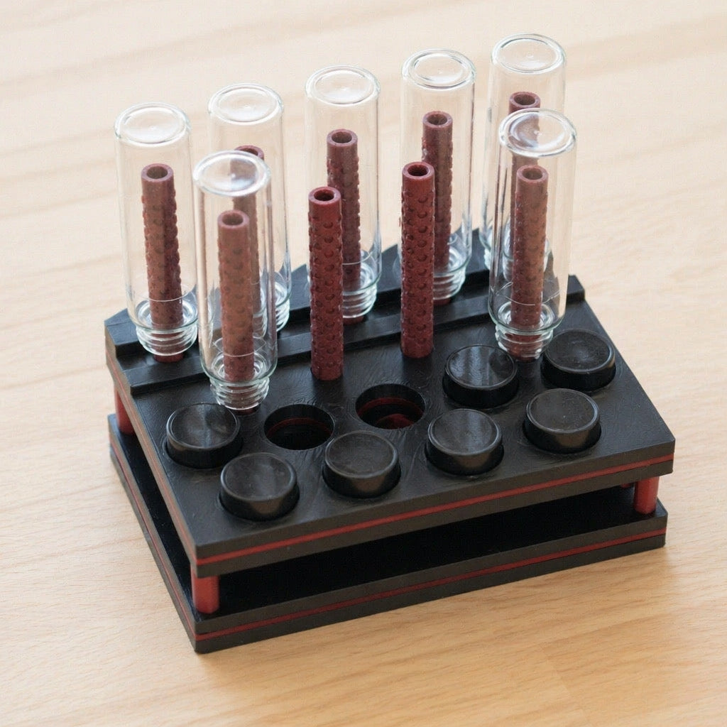 Apex Hanna Cuvette Drying System – 9 Tube Modular Rack – Reef-Safe | Cox Marine Creations