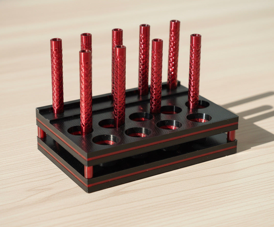 Apex Hanna Cuvette Drying System – 9 Tube Modular Rack – Reef-Safe | Cox Marine Creations