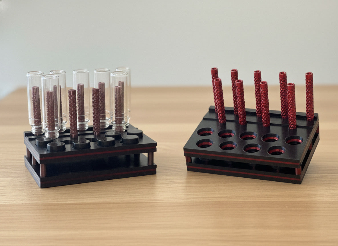 Apex Hanna Cuvette Drying System – 9 Tube Modular Rack – Reef-Safe | Cox Marine Creations
